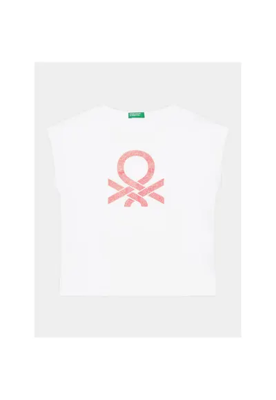 Tricou fete - 302095278 - Bumbac - Alb - Alb