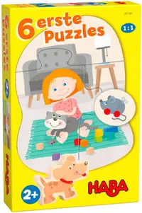 Set de puzzle Haba - Animale de companie, 6 buc