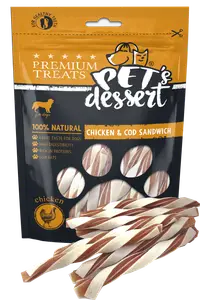 Pet s Desert Dog ChickenCod Sandwich 80g LSC-42