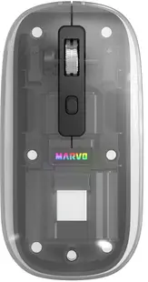 Mouse Marvo - M810W White, optic, wireless, negru