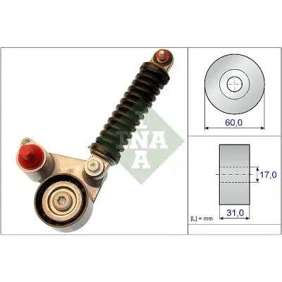 Intinzator curea, curea distributie INA 533 0107 10