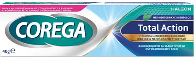 Corega Cremă fixatoare pentru proteze dentare Total Action, 40 g