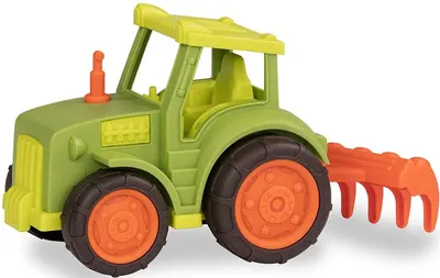 Jucarie pentru copii Battat Wonder Wheels - Tractor cu grebla