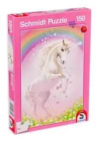 Puzzle Schmidt din 150 de piese - Unicorn roz