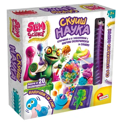 Set creativ Lisciani Slumi Science - Fă-o singur peste 20 de experimente