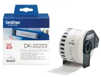 Bandă de hârtie Brother - DK-22223, pentru QL-570, 50mm, Black/White