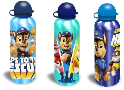 Sticlă din aluminiu KIDS Licensing - Paw Patrol, 500 ml, sortiment
