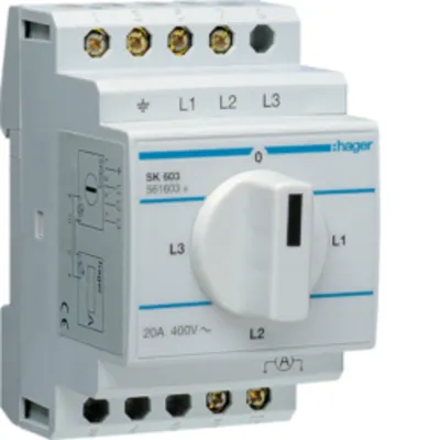Cheie ampermetrică 20A 400V