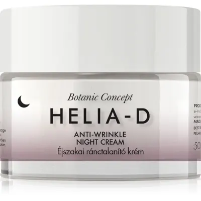 Helia-D Botanic Concept crema de noapte antirid 50 ml