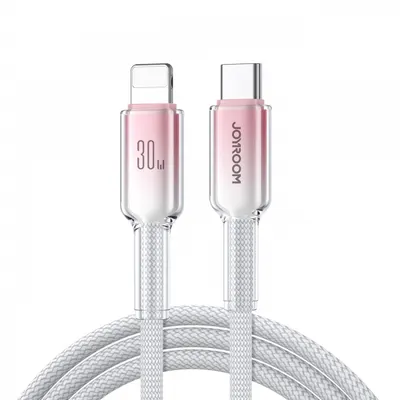 Cablu Date si Incarcare USB-C - Lightning Joyroom S-A42, 30W, 1.2m, Alb