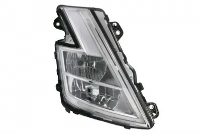Far stanga (H1 H7 LED, electric, cu motor, cu lumina de zi, culoare insert: crom platinat, culoare indicator: alb) potrivit VOLVO FH III, FH16 III 02.20