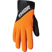 Manusi atv cross Thor Spectrum pentru vreme rece, culoare portocaliu negru, marime 2XL