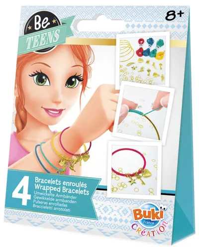 Set creativ Buki Be Teens - Infasurati si faceti bratari colorate