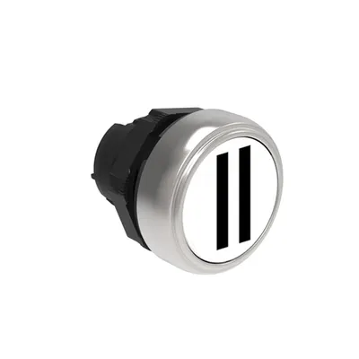 Push Buton , Diametru, With Symbol Ø22mm Platinum Series, Flush, Ii / White
