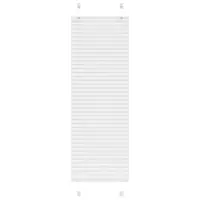 vidaXL Jaluzea plisată alb 45x100 cm Lățime țesătură 44,4cm poliester