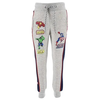 Pantaloni trening baieti, gri, Avengers, Marvel