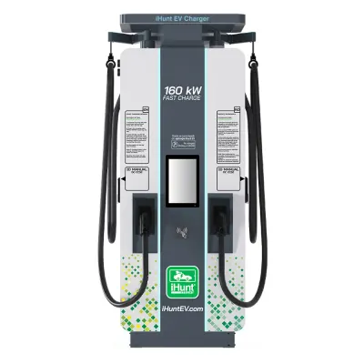 Statie de incarcare ultra rapida cu monetizare iHunt EV DC 160KW V4 2x CCS 2 - Integrare iHuntEV