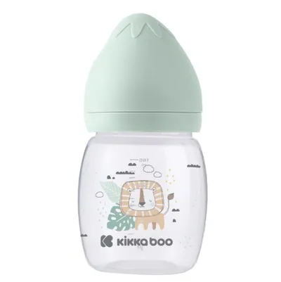 Biberon polipropilena 180 ml silicon Kikka Boo Savanna Mint