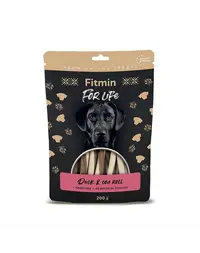 FITMIN For Life Duck &amp; Cod Roll fâșii cu rață și cod 200 g recompensă pentru câini