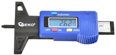 Dijital profundimetru pentru anvelope Geko - 0 - 25.4 mm