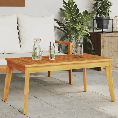 vidaXL Masă de grădină, 100x55x45 cm, lemn masiv de acacia