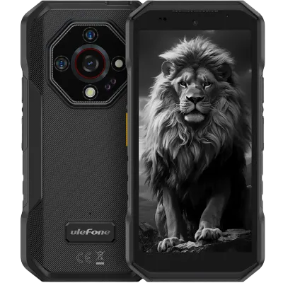 Telefon rugged Ulefone Armor X32 Pro, 5G, 5.65 90Hz, 8GB RAM, 256GB, NFC, Android 15, Black