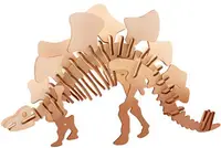 Puzzle 3D din lemn Johntoy - Dinozauri, vid 4