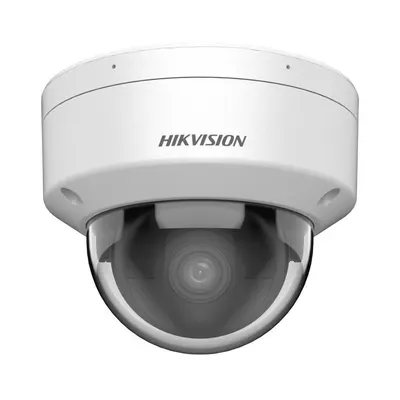 Camera supraveghere IP Dome Darkfighter Hikvision DS-2CD2186G2H-ISU, 8 MP, 4 mm, IR 30 m, slot card, microfon, clasificare om/vehicul, PoE