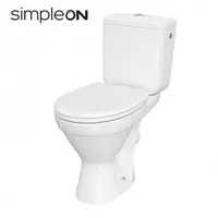 Set vas WC cu rezervor si capac soft close, evacuare orizontala, Compact 699 Cersania II Simpleon 010