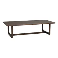 Măsuță de cafea în culoare naturală închisă cu blat cu aspect de lemn de stejar 70x160 cm Driscoll – Rowico