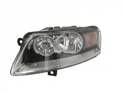 Far stanga (H15 H7 PY21W W5W, electric, cu motoras, fundal cromat, fundal transparent) AUDI A6, A6 ALLROAD -03.11