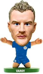 Figurină Creative Toys Sports: Soccerstarz - Leicester City - Jamie Vardy Home Kit, 5 cm
