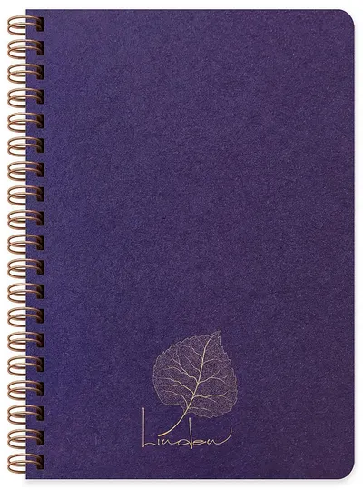 Caiet cu spirală Keskin Color Linden - A5, rânduri largi, 80file, sortiment