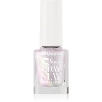 Dermacol 5 Day Stay Aura lac de unghii cu rezistenta indelungata stralucire de perla