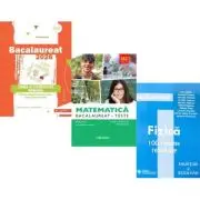 Pachet Bacalaureat 2026. Limba si literatura romana, Matematica M2 Profil Stiinte ale naturii. Bacalaureat Teste si Fizica 100 variante rezolvate
