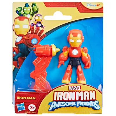 Figurina cu accesoriu, Marvel, Iron Man And His Awesome Friends, G1467