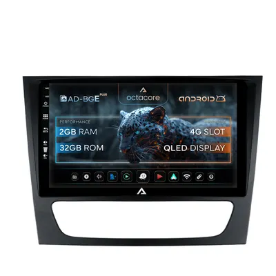 Navigatie Mercedes Benz W211 CLS, Android, E-Octacore 2GB RAM + 32GB ROM, 9 Inch - AD-BGE9002+AD-BGRKIT415