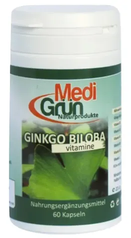 Ginkgo biloba, 60 capsule, Medi Grun