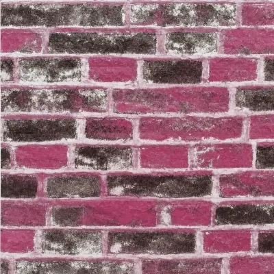 Tapet Caramida Roz cu Maro Autoadeziv 3D Decorativ Impermeabil 70x70cm