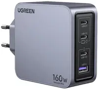 Încărcător Ugreen - X763 Nexode Pro, USB-A/C, 160W, gri