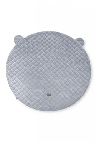 Covor pentru joaca cu urechi Catifea Royal Baby Gri 120 cm