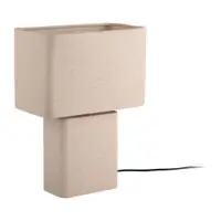 Veioză bej din metal (înălțime 33 cm) Boaz Recto – Leitmotiv