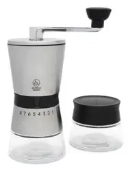 Moară de cafea manuală cu borcan de sticlă Leopold Vienna