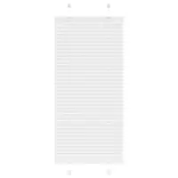 vidaXL Jaluzea plisată alb 55x150 cm Lățime țesătură 54,4cm poliester