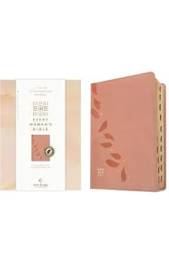 NLT Every Woman's Bible, Filament Enabled (Leatherlike, Pink Petals, Indexed, Red Letter)