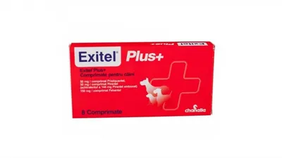 Deparazitare interna pentru caini Exitel Plus Flavour, 1 tableta