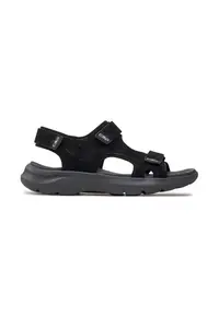 Sandale barbati - 303732 - Piele naturala - Negru - Negru