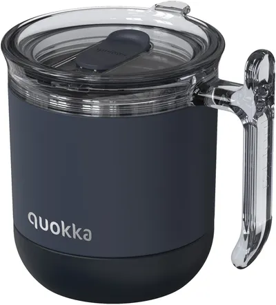 Cană termică Quokka Wave - Black, 260 ml