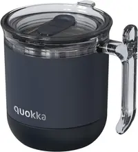 Cană termică Quokka Wave - Black, 260 ml
