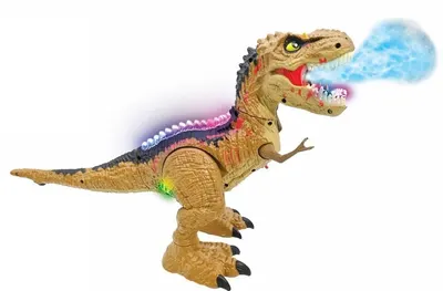 Jucărie interactivă Lexibook - Dinosaurus Tirex, cu RC, cu fum și sunete